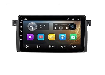 【中古】【未使用】車のステレオラジオ E46318325320用Autaoradioマルチメディア9インチ車Android9.04GLTE2DinラジオRDSDSP車DVDAndroidプレーヤー オーディオ一体