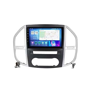 【中古】YLOXFW Android 12.0ラジオ2 Din車載ステレオある4G WiFi SWC DSP Carplay適用 B-enz Vito 3 W447 2014-2023 GPS Navigation 10.1インチタッチス