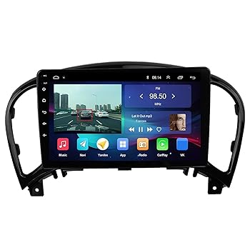【中古】SAFWEL プロ 5 グラムハイファイ QLED 車の Android 11 ラジオマルチメディアビデオプレーヤー日産ジューク YF15 2010-2014 2 Din Carplay GPS