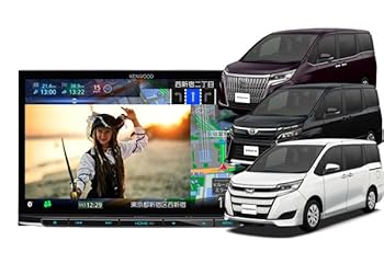 【中古】【未使用】8V型彩速ナビMDV-S811HDL+KIT8-14VNノア/ヴォクシー/エスクァイア(80系)用取付キットセット