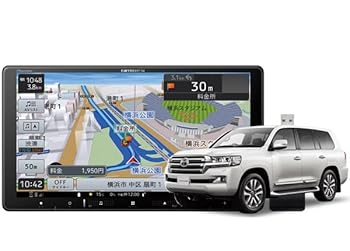 【中古】【未使用】9V型楽ナビAVIC-RQ721-DC+KLS-Y905Dランドクルーザー(200系H27/8～R3/8)用取付キットセット