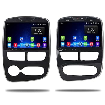 【中古】【未使用】Android 7.1 カーラジオ GPS ナビ用Renault Clio マルチメディアオーディオなし CD DVD プレーヤー自動/手動ナビ WIFI ブルートゥースミラー-リ