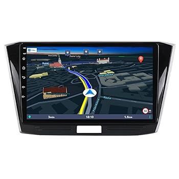 【中古】Android 11 タッチスクリーンナビゲーターカーラジオ ダブルディン 10 インチ Androidカーステレオ に適用 VWパサートb8マゴタン 2015-2018 (Col|AJIMURA-SHOP