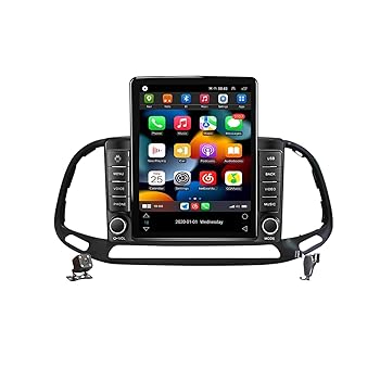 【中古】YLOXFW Android 12.0ラジオ2 Din車載ステレオある4G WiFi SWC DSP Carplay適用F-iat Doblo 2015-2020 GPS Navigation 10.4インチタッチスクリー