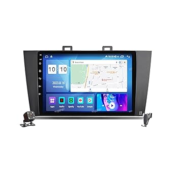 【中古】YLOXFW Android 12.0ラジオ2 Din車載ステレオある4G 5G WiFi SWC DSP Carplay適用 S-ubaru Legacy Outback 2015-2018 GPS Navigation 9インチタ