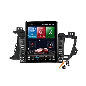 【中古】【未当てはめる】Ts900,YLOXFW Android 14.0ラジオ受信機2 Din車載ステレオ当てはめる K-IA K5 Optima 3 2011-2015 GPS Navigation 9.7inタッチスクリーンイヤホンマルチ