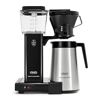 【中古】【未当て嵌める】Moccamaster KBT 10-Cup Coffee Brewer with Thermal Carafe, Black by Technivorm Moccamaster
