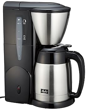 【中古】Melitta(メリタ) アロマサーモ ステンレスII ジェットブラック 【2~5杯用・1×2のフィルターペーパーに対応】 MKM-531/B