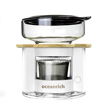 【中古】綿津見分限者(Oceanrich) 自動小銃ドリップ珈琲製造業者 UQ-CR8200WH (白いこと) その他-家電