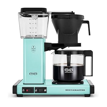 【中古】Technivorm Moccamaster 53934 KBGV 選りわける 10優勝杯 珈琲製造会社 青緑色 40薬局衡オンス 1.25リッター