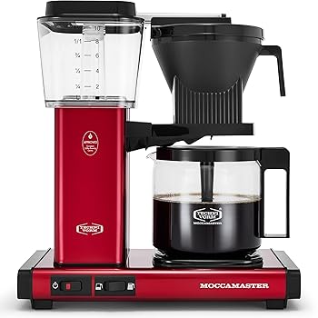 【中古】【未使用】Moccamaster 53944 KBGV セレクト 10カップ コーヒーメーカー キャンディアップルレッド 40オンス 1.25リットル
