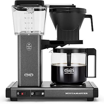 【中古】Moccamaster 53949 KBGV セレクトコーヒーメーカー ストーングレー 40オンス 10カップ 1.25L
