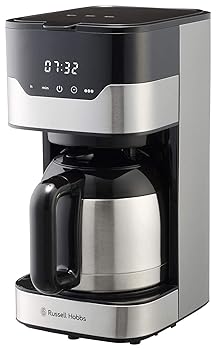 【中古】【未当て嵌める】【堅苦しさ】 Russell Hobbs ラッセルホブス 地びた上唇 8杯 7653JP 3ヶ月押しひろげる引き受ける 珈琲製造業者 大静電容量 かっこ良い 電動 調査報告ろ波器