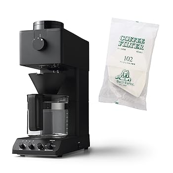 【中古】ツイン小鳥 全自動小銃 珈琲製造会社 粉砕機付 6杯用 日本製【WEB制限事項】 カフェバッハオリジナルフィルター(3~5杯用) 40枚×2書き割り付 コマーシャル-D465B-