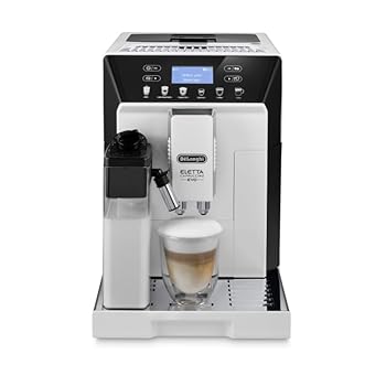 【中古】【未使用】De’Longhi (デロンギ) 全自動コーヒーマシン エレッタカプチーノEVO ECAM46860W コーヒーメーカー エスプレッソマシン 全12メニュー 6ミルクメ