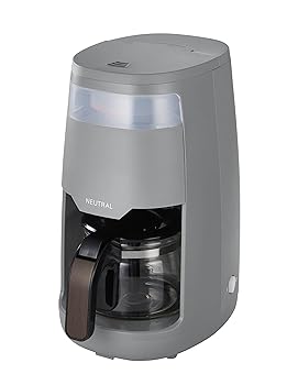【中古】ニュートラル コーヒーメーカー ドリップ式 5杯用 650ml メッシュフィルター 蒸らし機能搭載 グレー NR-K-CM2-GY