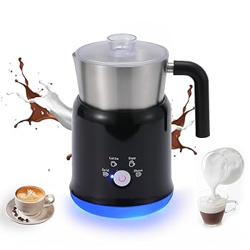 【中古】取りはらい能力のあるな乳汁泡立て器 23.67薬局衡オンス/700ml 電動乳汁泡立て器とスチーマー タッチコントロール付き添い人 600W 5 インチ 1 熱っぽい/コールドフォー 家電-その他
