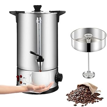 【中古】業務用電気ポット 業務用コーヒーバケツ コーヒーメーカー 商用熱湯壺 ケータリング用 オフィス 8L/10L/12L/15L/25L 電熱保温バケツ 304二層ステ|AJIMURA-SHOP
