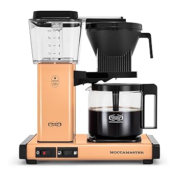 【中古】Technivorm Moccamaster 53921 KBGV 選りわける 10優勝杯 珈琲製造業者 杏 40薬局衡オンス 1.25リッター