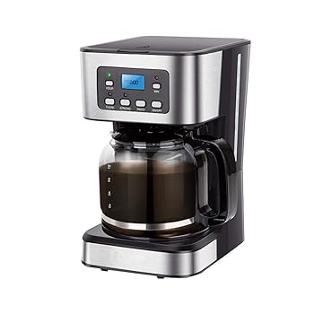 【中古】Sarinyコーヒーメーカー ドリップコーヒーマシン 1.5Lの大容量コーヒー 半自動コーヒーマシン マシン 紅茶・ブラックコーヒー用 24時間予約保温