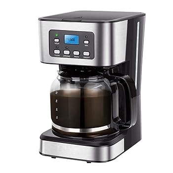 【中古】【未使用】Bxzzuisコーヒーメーカー 半自動コーヒーマシン ドリップコーヒーマシン 家庭用 1.5Lの大容量コーヒーマシン 紅茶・ブラックコーヒー用 24時間予