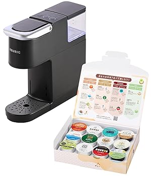【中古】【未当て嵌める】KEURIG キューリグ 宇宙カプセル式珈琲製造業者 KB-01 黒いこと \u0026 アソートセット1箱