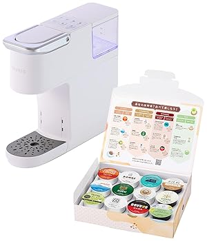 【中古】【未当て嵌める】KEURIG キューリグ 宇宙カプセル式珈琲製造業者 KB-01 白いこと \u0026 アソートセット1箱