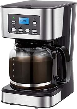 【中古】Auyyhui【大容量】コーヒーメーカー 半自動ドリップ式 1.5L 紅茶・ブラックコーヒー用 24 時間予約保温 家庭・オフィス・業務用 濃度/紅茶/スチ 13,690円