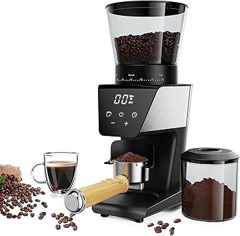 【中古】【未使用】TVTコーヒーミル コーヒー豆グラインダー 電動 コーヒーグラインダー コーン式コーヒーグラインダー 極細~粗挽き 粒度30段階設定 300g大容量 コ