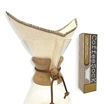 【中古】CoffeeSock Chemex Filter - Made from USDA Certified Organic Cotton
