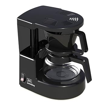 【中古】【未当て嵌める】Melitta 1015 Aromaboyフィルタコーヒーマシン、2優勝杯、瑠璃ポット、自動小銃switch-off黒いことby Melitta