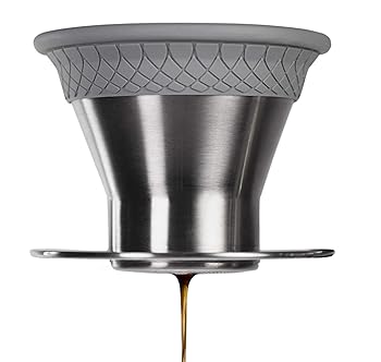 【中古】ESPRO - BLOOM Pour Over Coffee Brewerセット - 耐久性のある保温つや消しステンレススチールスリーブ、デュアルフィルターモード 特許取得済み