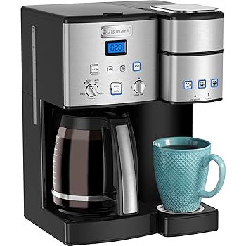 【中古】【未当て嵌める】Cuisinart シングル奉公 + 12優勝杯珈琲製造業者 3大きさ取りひろげる 6薬局衡オンス 8薬局衡オンス 10薬局衡オンス ステンレス鋼スチール写真 SS-15P1