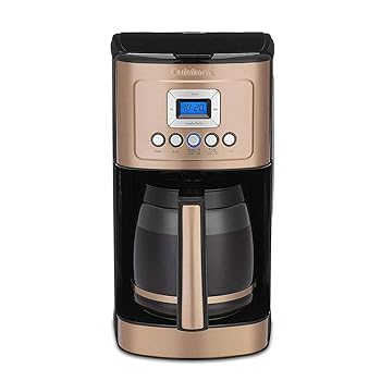 【中古】Cuisinart DCC-3200CP PerfecTemp 放送番組能力のあるな珈琲製造会社 ガラスカラフェ付き添い人 可塑性物質 銅