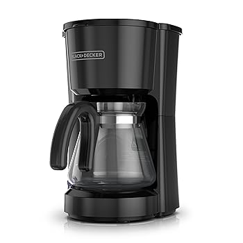 【中古】【未当て嵌める】BLACK + DECKER珈琲製造業者、5優勝杯、省あき場所パウダーコンパクト心積もり、黒いこと、コマーシャル0700BZ