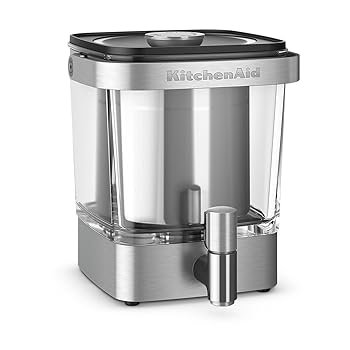 【中古】KitchenAid KCM5912SX 水出し珈琲製造会社 38薬局衡オンス 無光沢ステンレス鋼スチール写真