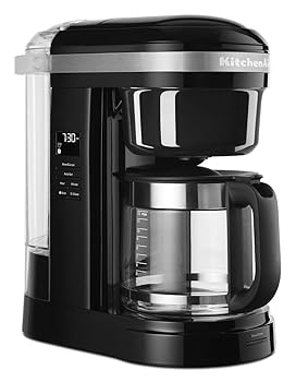 【中古】【未当て嵌める】KitchenAid KCM1208OB ドリップコーヒーメーカー 12優勝杯 オニキスブラック