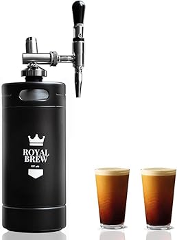 【中古】Royal Brew Nitro コールドブリューコーヒーメーカー ホームケグキットシステム (Matte Black 3800mlml) 【日本定め事代わりになる店品】