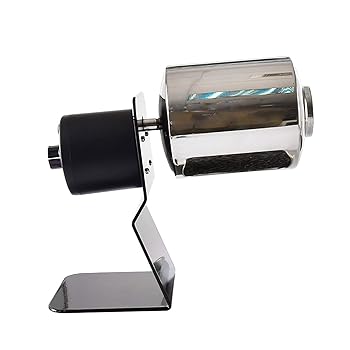 【中古】珈琲ロースター 珈琲焙煎機禾穀類の焙煎機ステンレス鋼鋼の明かりす早さ合わせる能力のあるな身寄り用焙煎機 (色 : Silver, Size : One size)