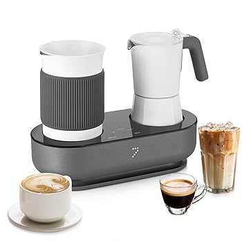 【中古】SEVEN&ME エスプレッソコーヒーマシン ミルク泡立て器コーヒーメーカー ワンクリック操作 カプチーノマシン ラテマシン 60ml シングルサーブ バ