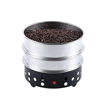 【中古】Karubi コーヒークーラー コーヒー豆冷却機 コーヒー焙煎冷却機 珈琲豆クーラー 急冷 業務用 家庭用 お手入れやすい 簡単に使える 304食品級ステ