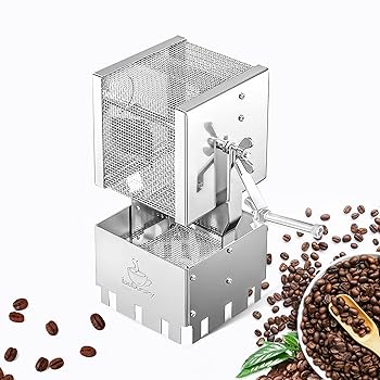 【中古】【未使用】icoloursky コーヒーロースター 家庭用 コーヒー豆ロースター 手動マシン