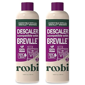 【中古】ルービ互換ブレビル用スケール除去液 Brevilleマシンの洗浄とスケール除去のために特別に配合されていますボトルあたり2回使用2個パック環境に優