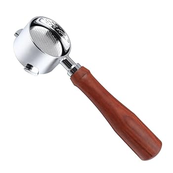 【中古】CASABREWS CM5418および3700シリーズ対応 51mm ボトムレスポルタフィルター 3耳 ステンレススチールダブルショット容量カップフィルターバスケッ|AJIMURA-SHOP