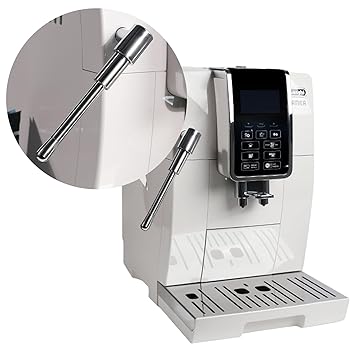 【中古】珈琲機関 水蒸気ノズル 取り替えっこ用 Delonghi D5W 304 ステンレス鋼スチール写真 スチームワンド コーヒーマシンアクセサリー