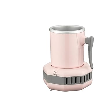 【中古】コーヒーヒーターカップ冷却2 in1、テーブルを加熱または冷却、水、牛乳、ビール用のドリンクプレートを加熱および冷却することができます。 冷/