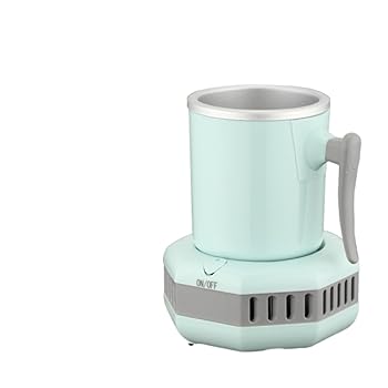 【中古】コーヒーヒーターカップ冷却2 in1、テーブルを加熱または冷却、水、牛乳、ビール用のドリンクプレートを加熱および冷却することができます。 冷