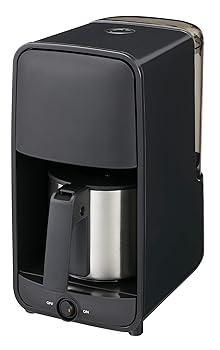 【中古】【未使用】コーヒーメーカー シャワードリップタイプ 0.81L 6杯用 ブラック