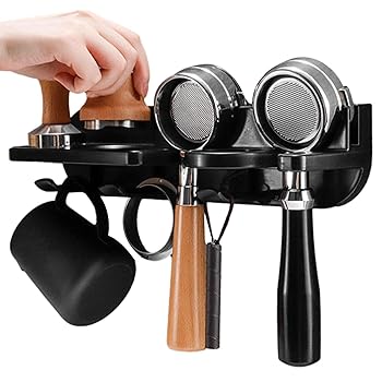 【中古】コーヒー ポルタフィルター ホルダー、コーヒー ポルタフィルター ウォール マウント ラック - コーヒーステーシ-ョンオーガナイザー,エスプレッ