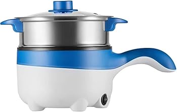 【中古】【未使用】Heuitgs 車載炊飯器電気フライパン2L車載多機能電気フライパン 24v/12V炒める・温かい料理・蒸す・煮る多機能な車載用電気鍋 (ブルー,24vトラッ